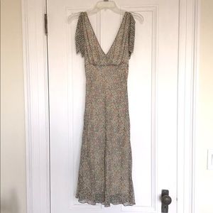 BCBG beautiful silk dress-knee length
